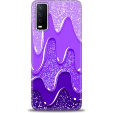 Vivo Y20S Kılıf Hd Baskılı Kılıf + Seramik Tam Kaplayan Ekran Koruyucu 421