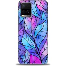 Vivo Y21 Kılıf Hd Baskılı Kılıf + Seramik Tam Kaplayan Ekran Koruyucu 340