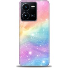 Vivo Y35 Kılıf Hd Baskılı Kılıf + Seramik Tam Kaplayan Ekran Koruyucu 422