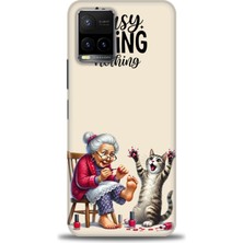 Vivo Y21 Kılıf Hd Baskılı Kılıf + Seramik Tam Kaplayan Ekran Koruyucu 44