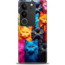 Rulet Vivo V29 5g Kılıf Hd Baskılı Kılıf + Seramik Tam Kaplayan Ekran Koruyucu 70