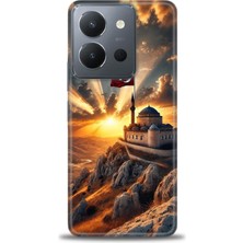 Vivo Y36 Kılıf Hd Baskılı Kılıf + Seramik Tam Kaplayan Ekran Koruyucu 229