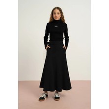 Loco Loco Kız  Çocuk 7839 Düz Süet Etek