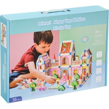 paraply KZL-2102103 Ahşap Mimari Yapı Blokları 268 Parça Kız Erkek Çocuk Oyuncak Eğitici Oyuncaklar