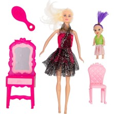 paraply Anlily Makyaj Masalı Modacı Bebek Kız Erkek Çocuk Oyuncak Eğitici Oyuncaklar