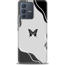 Rulet Vivo V23 5g Kılıf Hd Baskılı Kılıf + Seramik Tam Kaplayan Ekran Koruyucu 186