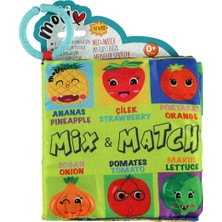 OMZ Bul & Eşleştir Kitap Çiftlik Hayvanları Meyveler Sebzeler Kız Erkek Çocuk Oyuncak Eğitici Oyuncaklar