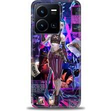 Vivo Y35 Kılıf Hd Baskılı Kılıf + Seramik Tam Kaplayan Ekran Koruyucu 277