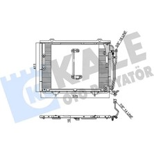 Kale 392500 Klima Radyatoru A2028301070