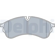 Delphi LP3545 On Fren Balatasi 2N0698151A 65508206001