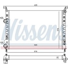 Nıssens 61684 Motor Radyatoru 46815889 46826678 46847431