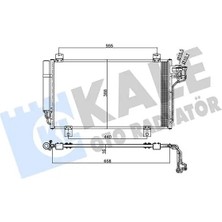 Kale 345495 Klima Radyatoru BJS861480 GHR161480 GHR161480A