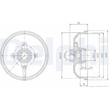 Delphi BF111 Fren Kampanasi 418117 90007526 90135504