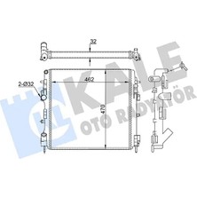 Kale 355595 Motor Radyatoru 7711135540 8200072712 8200240818