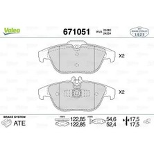 Valeo 671051 Arka Fren Balatasi A0054204920 A0074206120