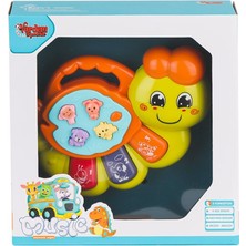 paraply JLG-855-64A Işıklı ve Müzikli Solucan Bebek Pianosu -Vardem Oyuncak Kız Erkek Çocuk Oyuncak Eğitici