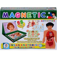 paraply LC7171 Laço, Laço, Manyetik Aktiviteler - Insan Anatomisi / +3 Yaş Kız Erkek Çocuk Oyuncak Eğitici O