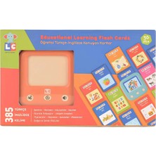 OMZ Lc Öğretici Türkçe Ingilizce Konuşan Flash Kartlar 31050 Kız Erkek Çocuk Oyuncak Eğitici Oyuncaklar