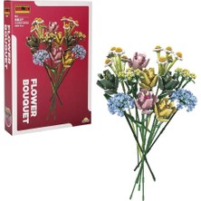 OMZ Flower Set Çiçek Buketi 926 Prç Kız Erkek Çocuk Oyuncak Eğitici Oyuncaklar