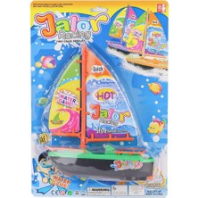 OMZ 311-07C Pilli Yelkenli Tekne Kız Erkek Çocuk Oyuncak Eğitici Oyuncaklar