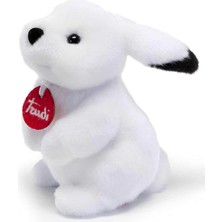 OMZ Trudi Peluş Beyaz Tavşan 20CM Kız Erkek Çocuk Oyuncak Eğitici Oyuncaklar