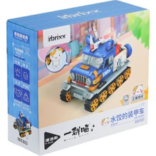 OMZ P885303 Panlos Hamur Tatlısı Zırhlı Araba 628 Parça Blok Seti -Vagon Life Kız Erkek Çocuk Oyuncak Eğ