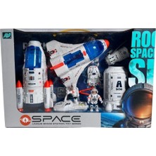 OMZ Uzay Seti - H323-2 Kız Erkek Çocuk Oyuncak Eğitici Oyuncaklar