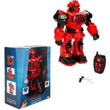 OMZ Planet Warrior Sesli ve Işıklı Robot 34CM. Kız Erkek Çocuk Oyuncak Eğitici Oyuncaklar