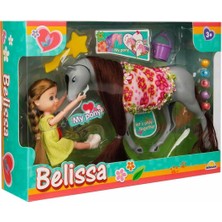OMZ 2981 Belissa’nın Süslü Atı 15CM Kız Erkek Çocuk Oyuncak Eğitici Oyuncaklar
