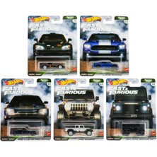 Hot Wheels Premium F&f - Furious Fleet 5 Li Set - GBW75