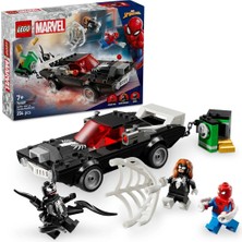 OMZ LEGO Marvel Örümcek Adam Venom Arabasına Karşı 76309 Kız Erkek Çocuk Oyuncak Eğitici Oyuncaklar