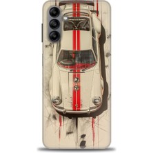 Rulet Samsung Galaxy A04S Hd Baskılı Kılıf + Seramik Tam Kaplayan Ekran Koruyucu 485