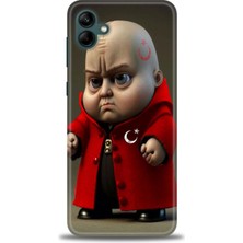 Rulet Samsung Galaxy A04 Hd Baskılı Kılıf + Seramik Tam Kaplayan Ekran Koruyucu 245