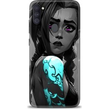 Rulet Samsung Galaxy A11 Hd Baskılı Kılıf + Seramik Tam Kaplayan Ekran Koruyucu 279