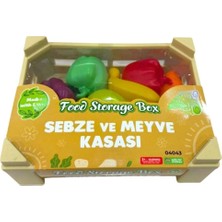 OMZ Sebze Meyve Kasası Kız Erkek Çocuk Oyuncak Eğitici Oyuncaklar