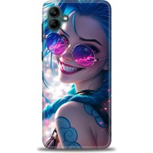 Samsung Galaxy A04 Hd Baskılı Kılıf + Seramik Tam Kaplayan Ekran Koruyucu 274