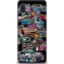 Samsung Galaxy A02 Hd Baskılı Kılıf + Seramik Tam Kaplayan Ekran Koruyucu 481