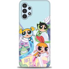 Rulet Samsung Galaxy A13 4g Hd Baskılı Kılıf + Seramik Tam Kaplayan Ekran Koruyucu 124