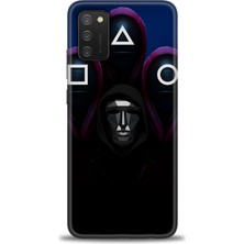 Rulet Samsung Galaxy A02S Hd Baskılı Kılıf + Seramik Tam Kaplayan Ekran Koruyucu 283