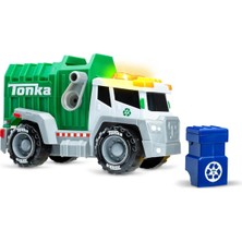 OMZ Tonka Sesli ve Işıklı Geri Dönüşüm Kamyonu S00006243 Kız Erkek Çocuk Oyuncak Eğitici Oyuncaklar