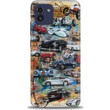 Samsung Galaxy A03 Hd Baskılı Kılıf + Seramik Tam Kaplayan Ekran Koruyucu 483