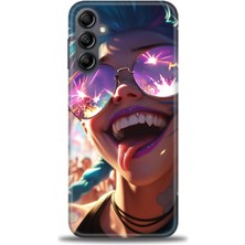 Samsung Galaxy A14 Hd Baskılı Kılıf + Seramik Tam Kaplayan Ekran Koruyucu 273