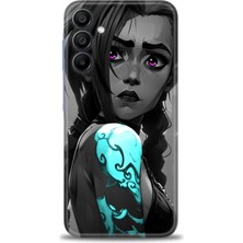 Rulet Samsung Galaxy A15 Hd Baskılı Kılıf + Seramik Tam Kaplayan Ekran Koruyucu 279