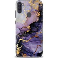 Samsung Galaxy A11 Hd Baskılı Kılıf + Seramik Tam Kaplayan Ekran Koruyucu 315