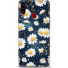 Samsung Galaxy A20S Hd Baskılı Kılıf + Seramik Tam Kaplayan Ekran Koruyucu 132