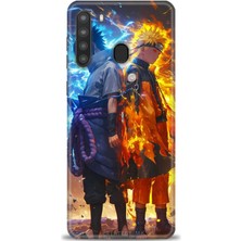 Rulet Samsung Galaxy A21 Hd Baskılı Kılıf + Seramik Tam Kaplayan Ekran Koruyucu 260