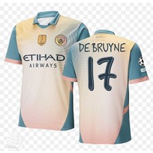 Legent Lady M.a.n.c.h.e.s.t.e.r City 2024/25 Yeni Sezon Kevın De Bruyne Alternatif Forması (Kremmavi)