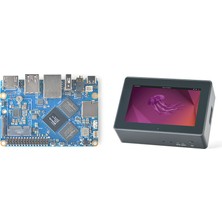FriendlyElec Nanopi M6 16GB With Metal Case And LCD + Wi-Fi Module RTL8822C + 32GB Emmc Module