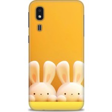 Samsung Galaxy A2 Core Hd Baskılı Kılıf + Seramik Tam Kaplayan Ekran Koruyucu 78