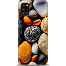 Samsung Galaxy A31 Hd Baskılı Kılıf + Seramik Tam Kaplayan Ekran Koruyucu 342
